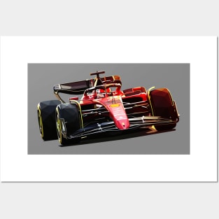 Charles Leclerc F1-75 Posters and Art